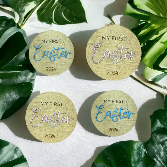 My First Easter Plaque / disc - new baby - baby - milestone