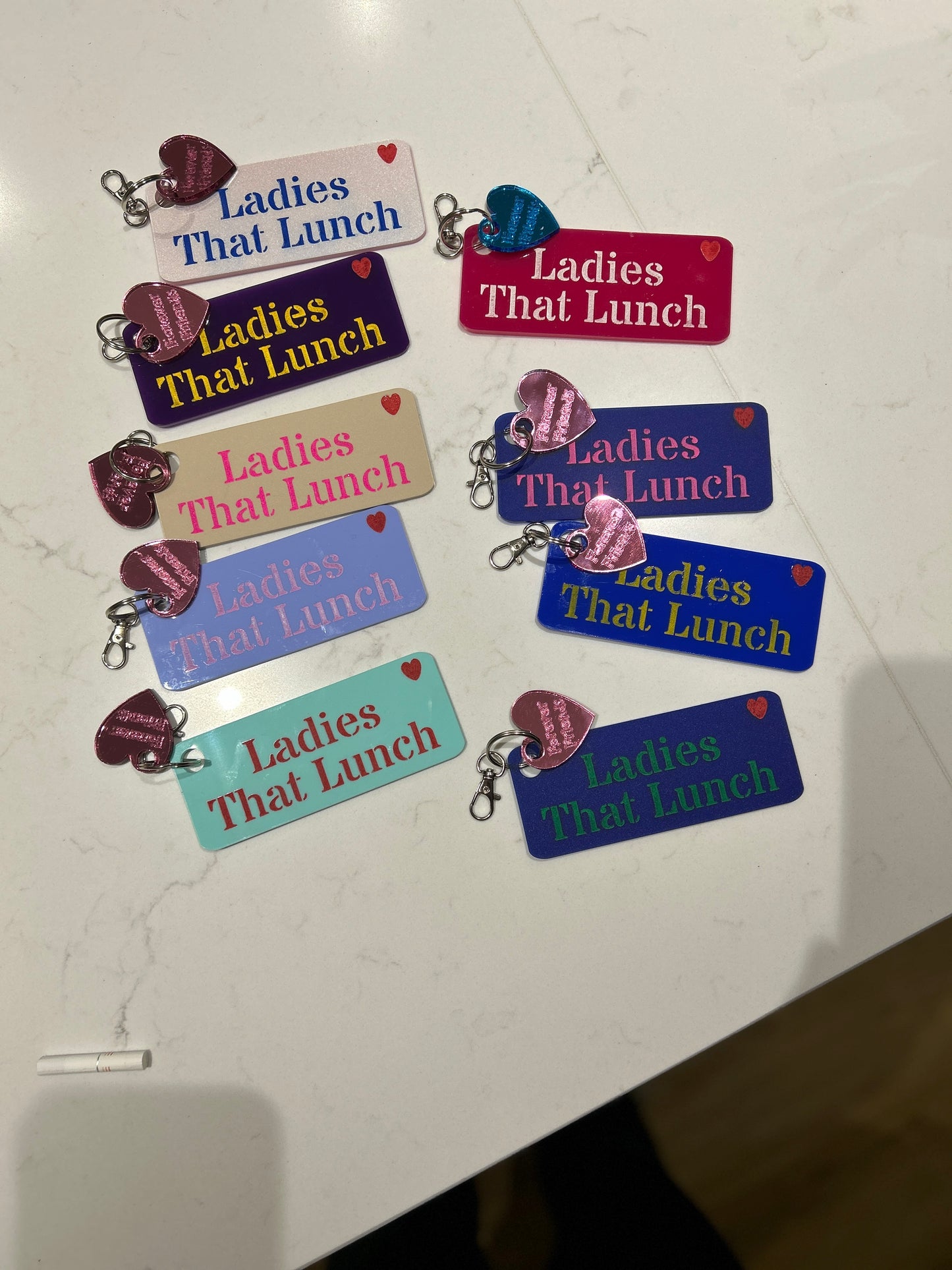 Ladies That Lunch Keyring