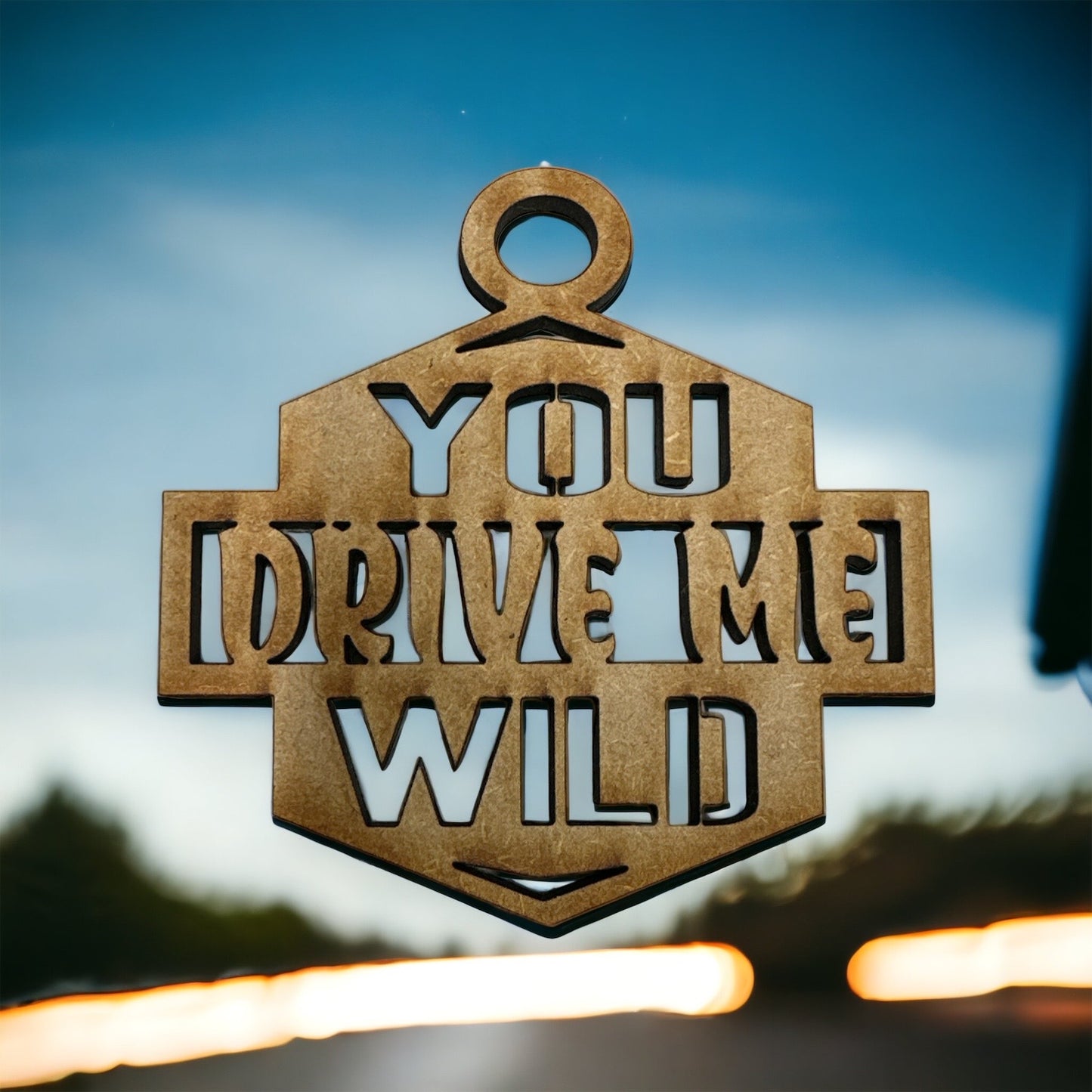 Rear View Mirror Hanging Ornament - Funny Gifts - New Driver - Mad Driver