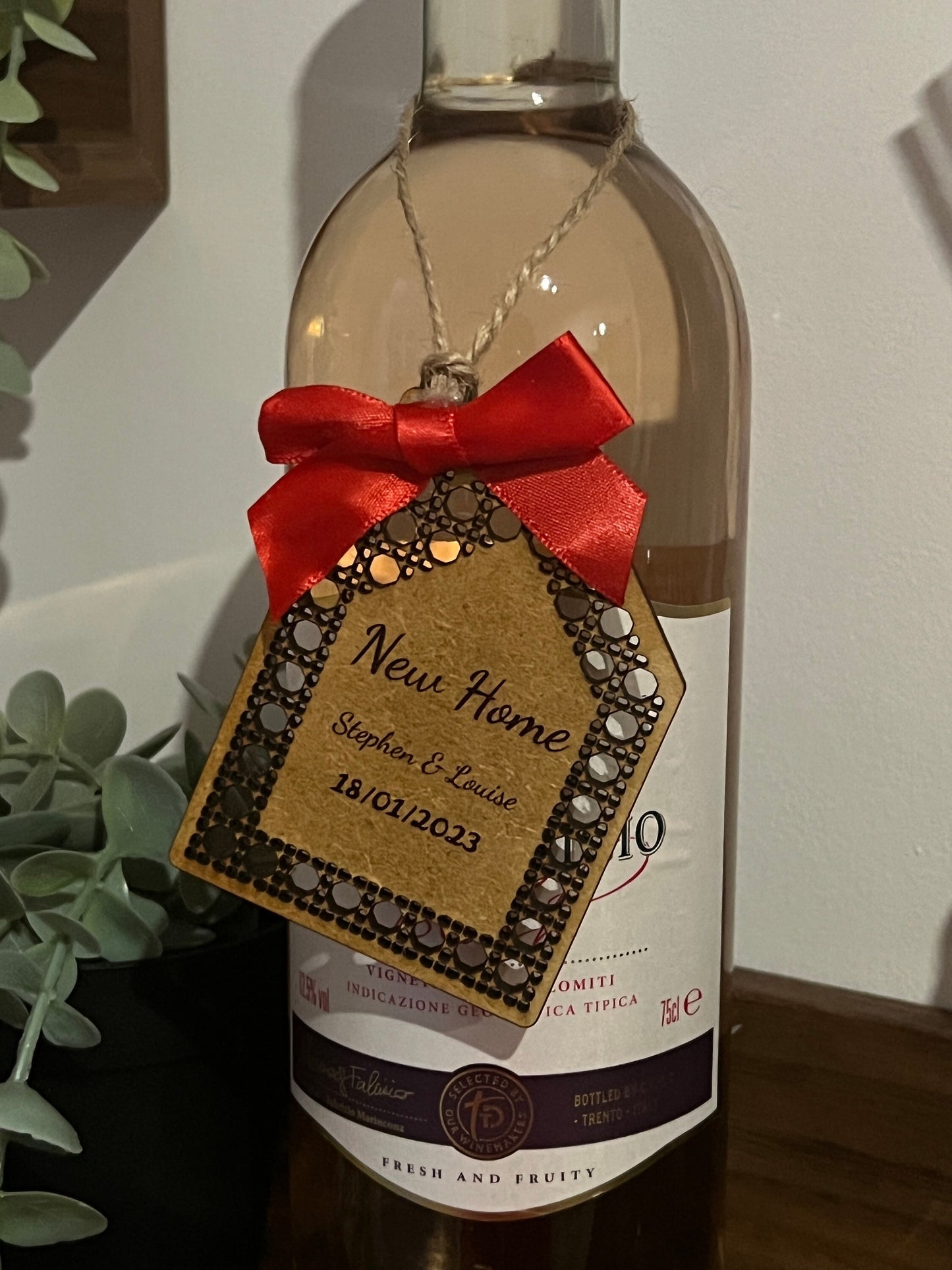 New Home gift tag - personalised