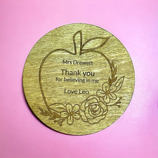 Teacher Appreciation Coaster -