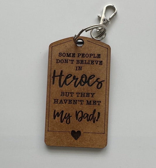 Fathers Day keyring - keychain - daddy - grandad - gift - present - uncle, brother - bucket list - beer